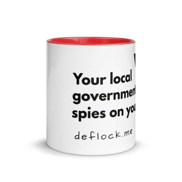 Your local government spies on you - deflock.me mug
