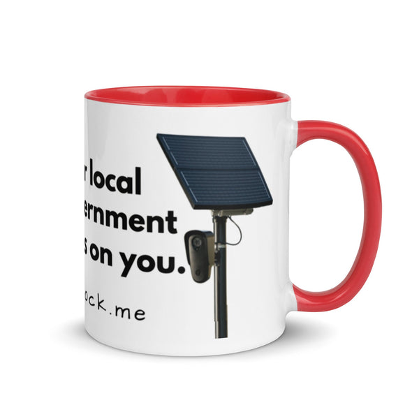 Your local government spies on you - deflock.me mug