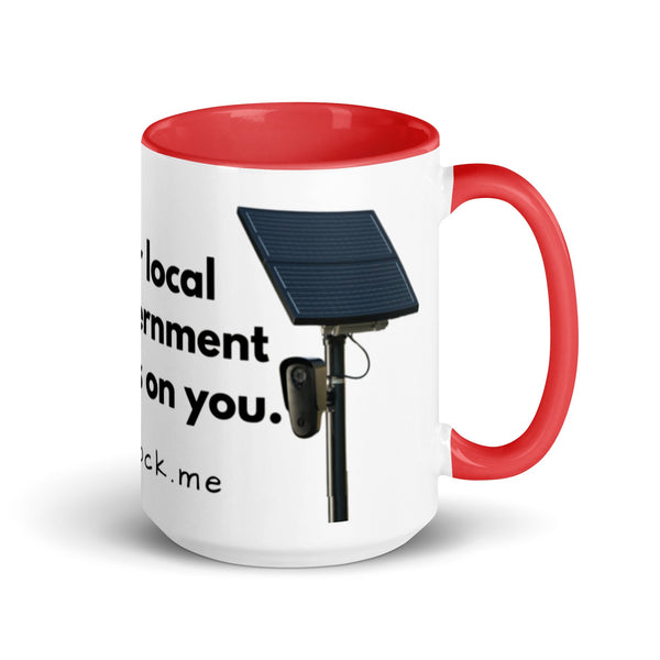 Your local government spies on you - deflock.me mug