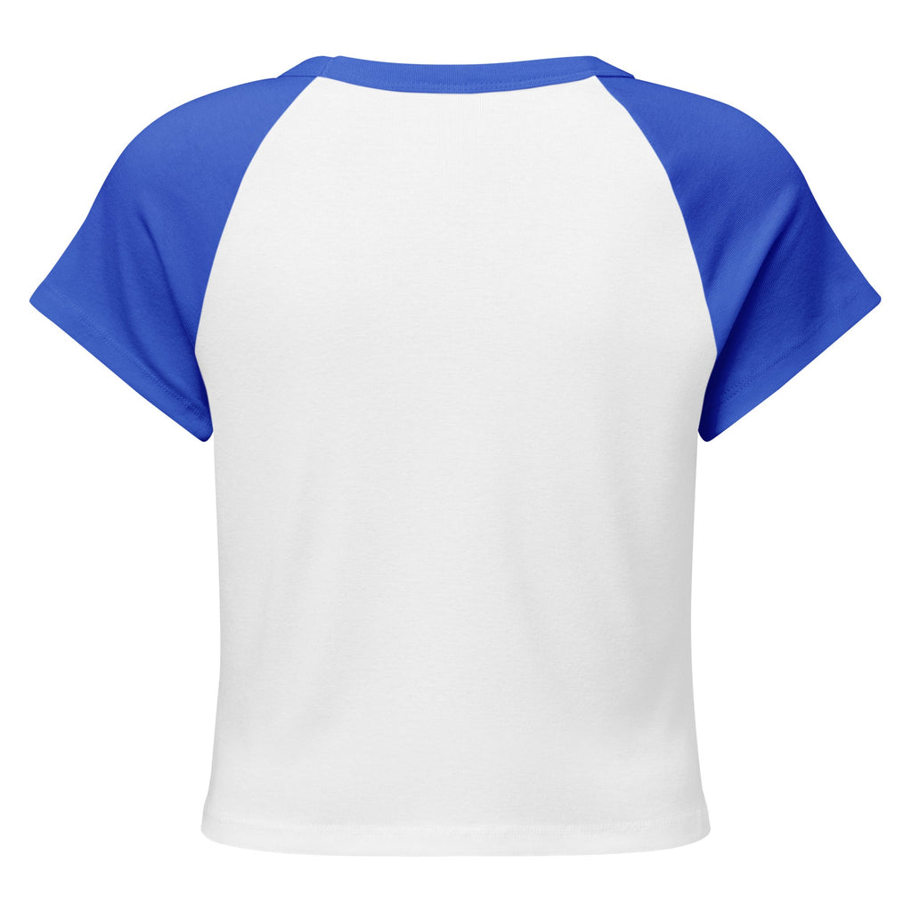 Mushmore Women’s micro rib raglan baby tee