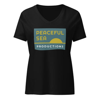 Peaceful Sea Women’s V-Neck T-Shirt