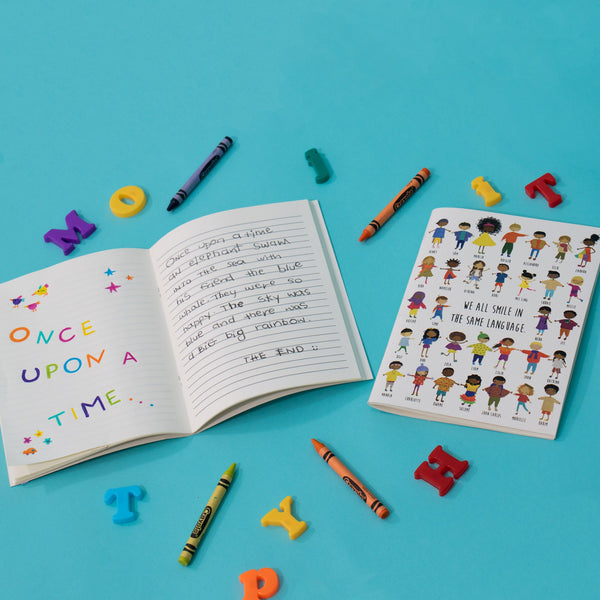 Smiles Notebook by Worldwide Buddies