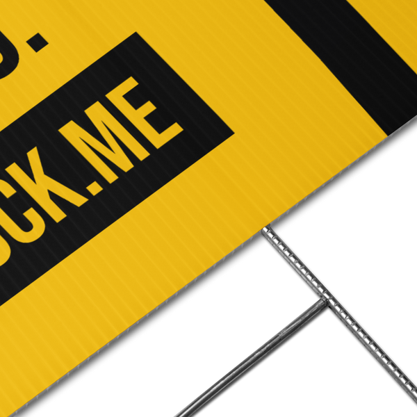Your Local Government Spies on You - deflock.me Yard sign