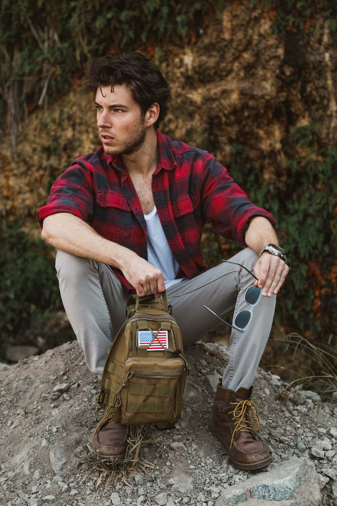 Tactical Military Sling Shoulder Bag by Jupiter Gear - Proud Libertarian - Jupiter Gear