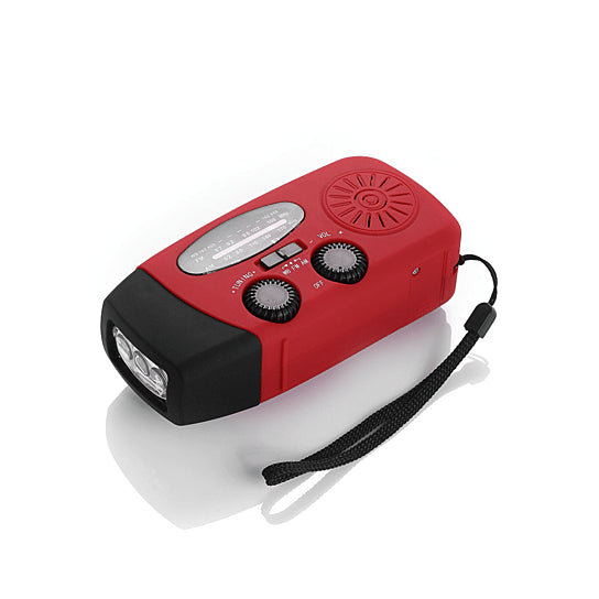 Storm Safe Emergency AM/FM/NOAA Weather Band Radio With Solar Flash Light And Built-in Phone Charger by VistaShops - Proud Libertarian - VistaShops