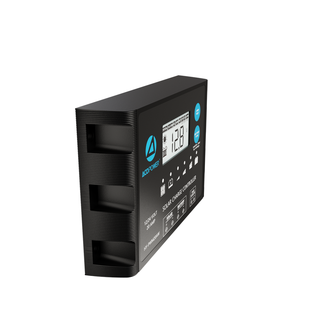 Waterproof ProteusX 20A PWM Solar Charge Controller with Alligator Clips and MC4 Connectors by ACOPOWER - Proud Libertarian - ACOPOWER