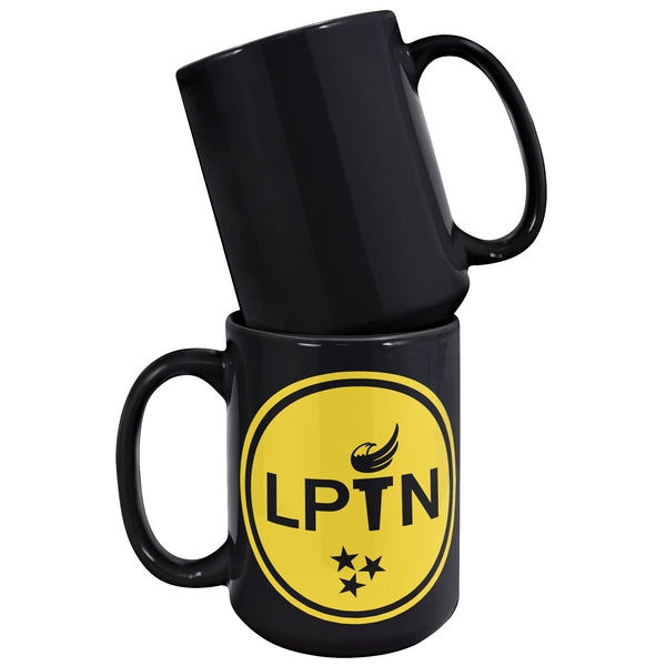 LPTN 15oz Black Mug - Proud Libertarian - Libertarian Party of Tennessee