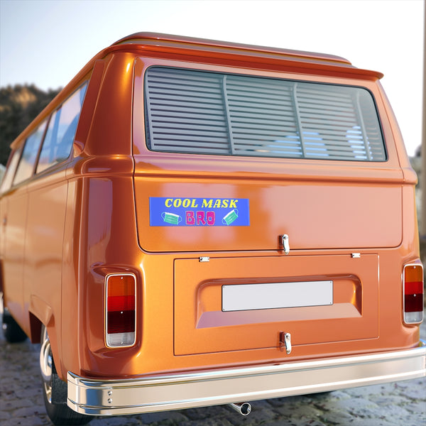 Cool mask Bro Bumper Sticker (The Brian Nichols Show) - Proud Libertarian - The Brian Nichols Show