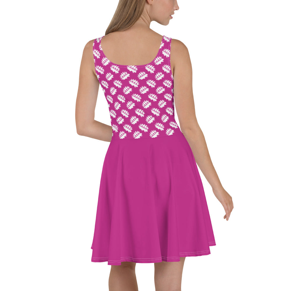Pink Porcupine Skater Dress - Proud Libertarian - Proud Libertarian