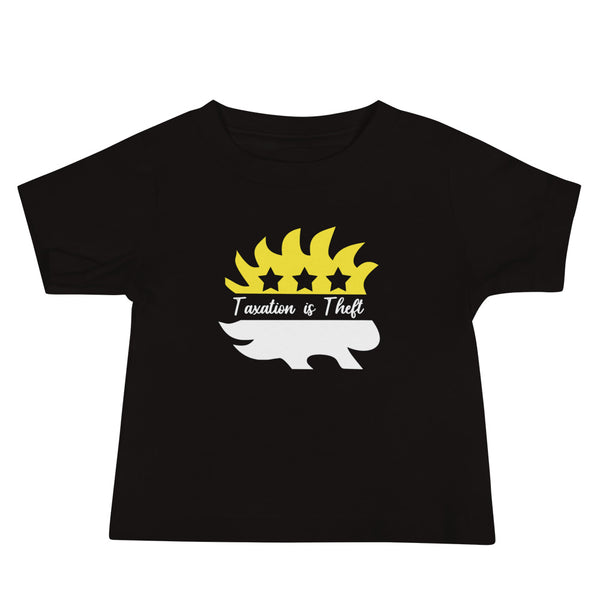 Taxation is Theft Porcupine Baby Jersey Short Sleeve Tee - Proud Libertarian - Rachael Revolution