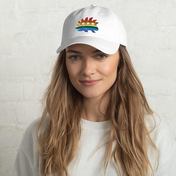 LGBT Porcupine Dad hat - Proud Libertarian - Proud Libertarian