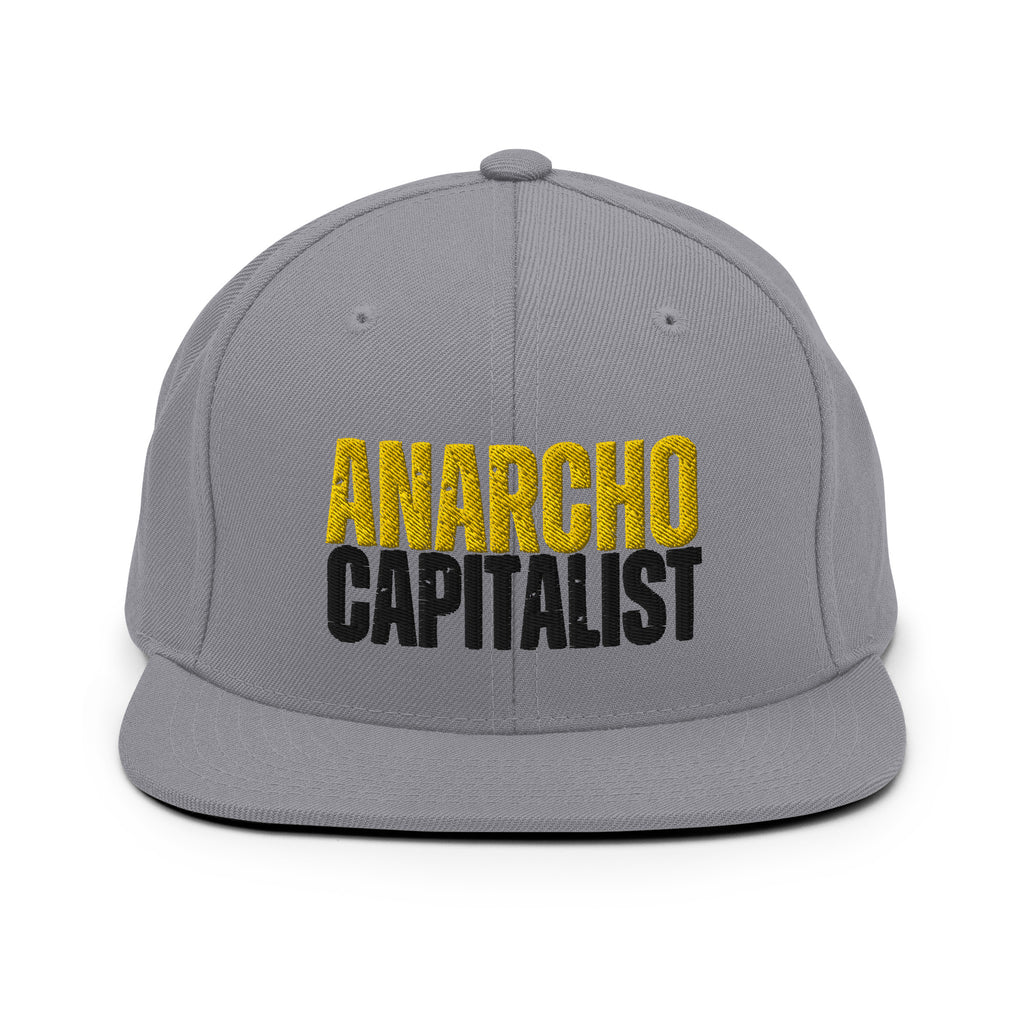 Anarchocapitalist Snapback Hat - Proud Libertarian - NewStoics