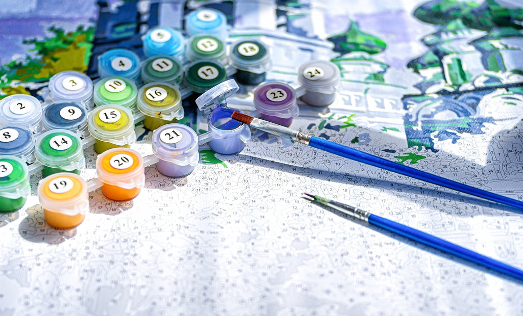 Cute Hedgehog - Premium Paint By Numbers Kit by Paint with Number - Proud Libertarian - Paint with Number