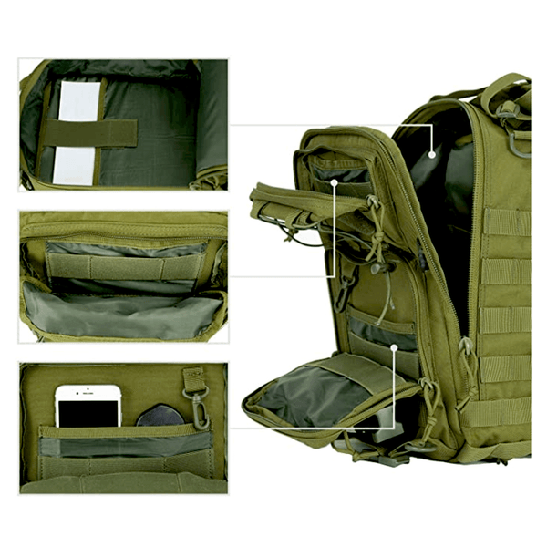 Tactical Military Medium Sling Range Bag by Jupiter Gear - Proud Libertarian - Jupiter Gear