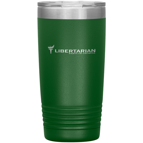 Libertarian Party of Georgia Tumbler 20oz - Proud Libertarian - Libertarian Party of Georgia