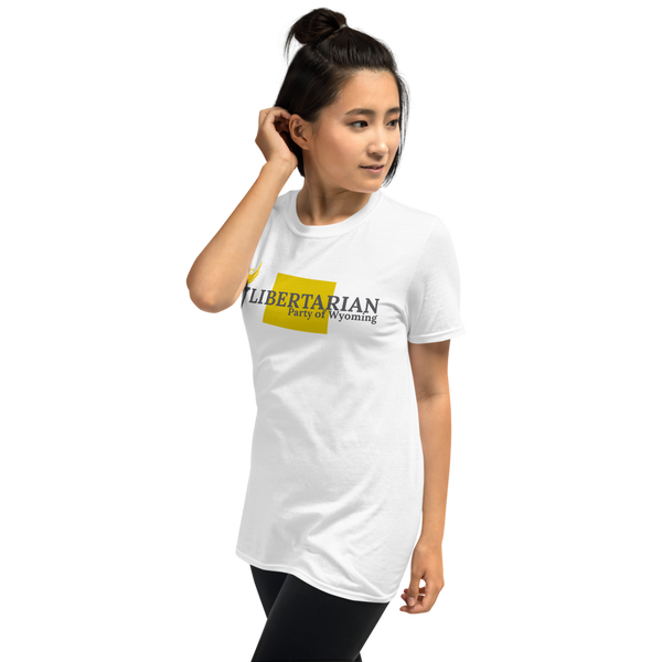 Libertarian Party of Wyoming Short-Sleeve Unisex T-Shirt - Proud Libertarian - Proud Libertarian