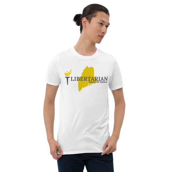 Libertarian Party of Maine Short-Sleeve Unisex T-Shirt - Proud Libertarian - Proud Libertarian