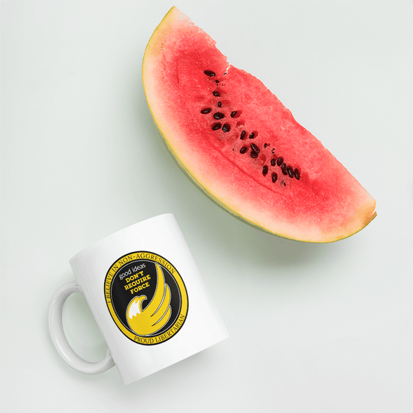 good ideas Don't require Force Mug - Proud Libertarian - Proud Libertarian