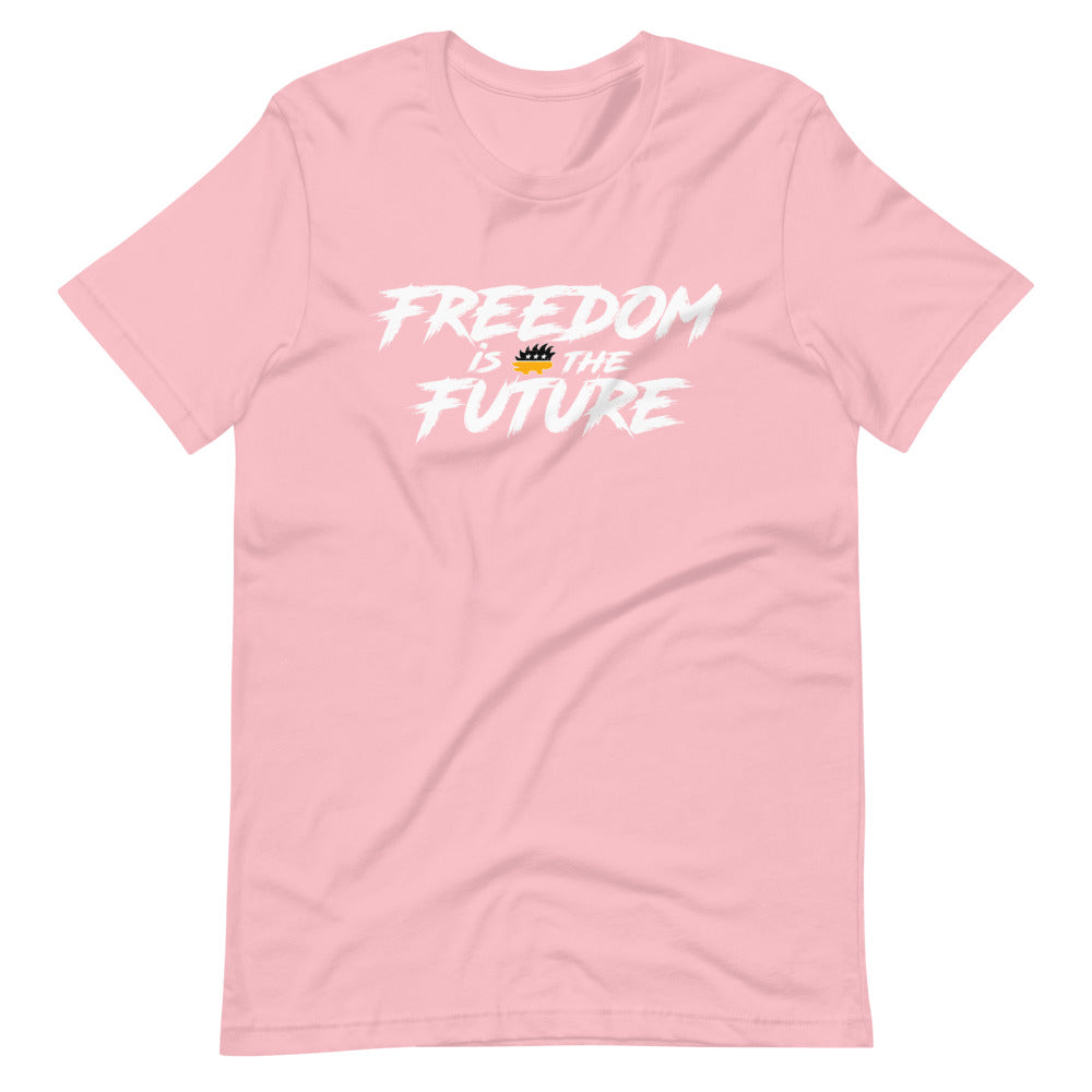Freedom Is The Future Short-Sleeve Unisex T-Shirt - Proud Libertarian - Libertarian Frontier