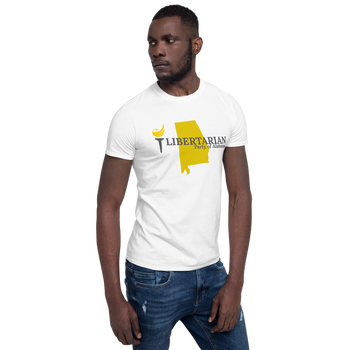 Libertarian Party of Alabama Short-Sleeve Unisex T-Shirt - Proud Libertarian - Libertarian Party of Alabama