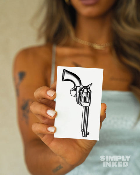 Revolver Tattoo by Simply Inked - Proud Libertarian - Simply Inked