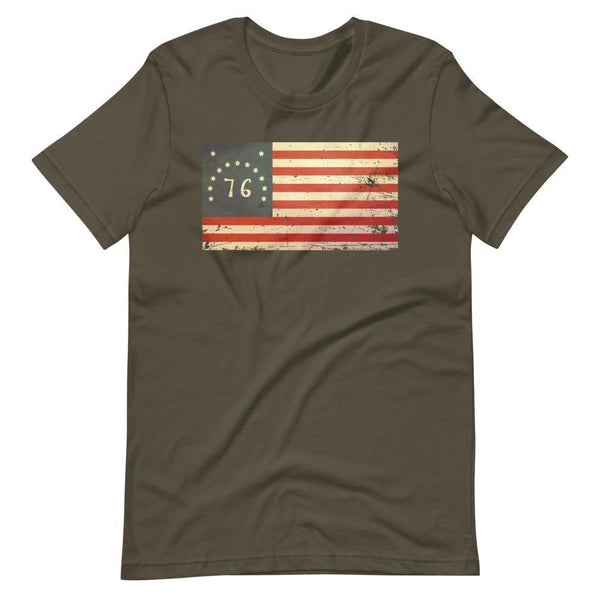 Bennington Vintage Short-Sleeve Unisex T-Shirt - Proud Libertarian - Libertarian Frontier