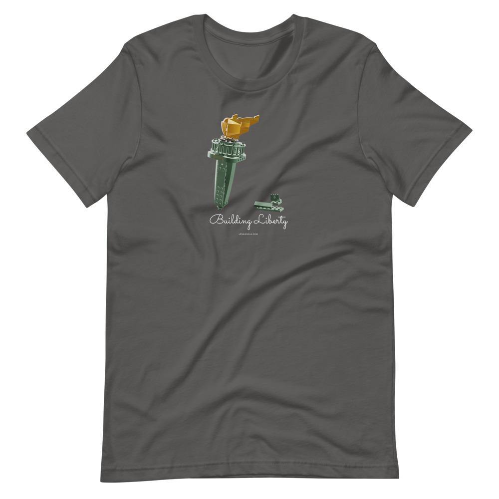 Building Liberty Short-Sleeve Unisex T-Shirt - Proud Libertarian - Libertarian Party of Georgia
