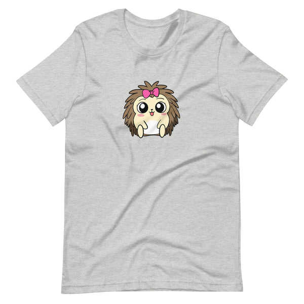 Baby Libertarian Cartoon Porcupine Short Sleeve Unisex T-Shirt - Proud Libertarian - Cartoons of Liberty