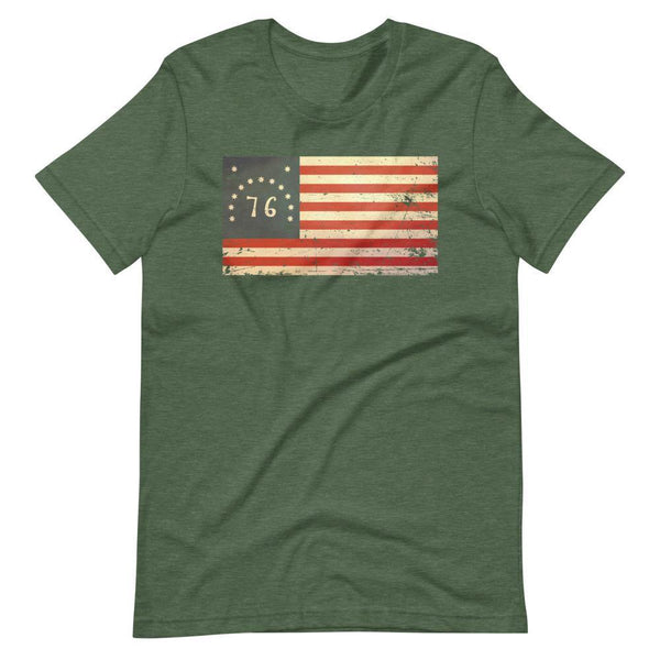 Bennington Vintage Short-Sleeve Unisex T-Shirt - Proud Libertarian - Libertarian Frontier