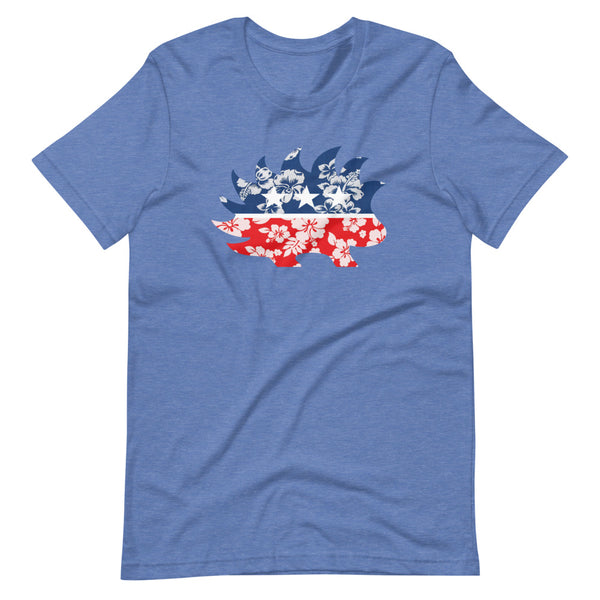 Hawaiian Porcupine Short-Sleeve Unisex T-Shirt - Proud Libertarian - Libertarian Frontier
