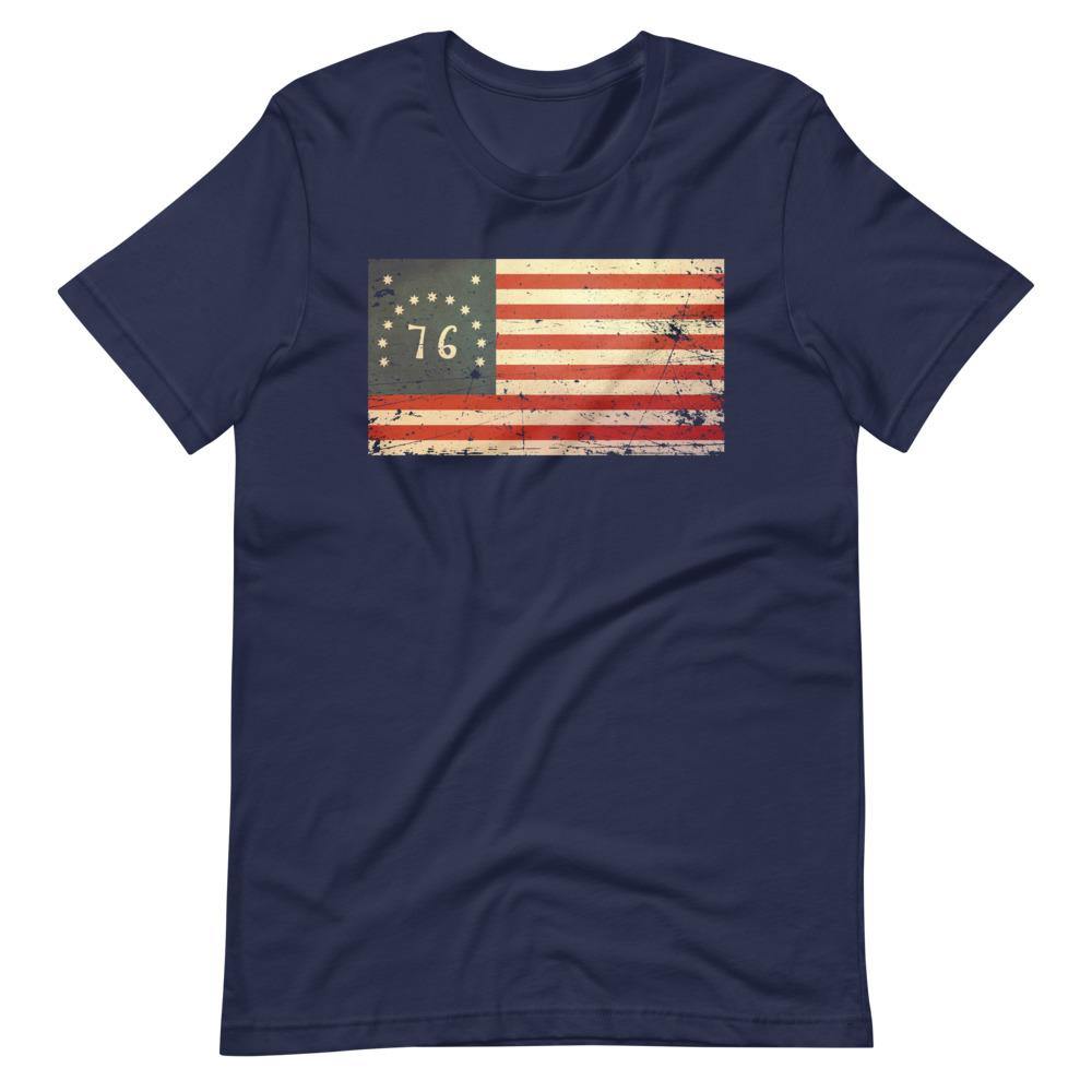 Bennington Vintage Short-Sleeve Unisex T-Shirt - Proud Libertarian - Libertarian Frontier