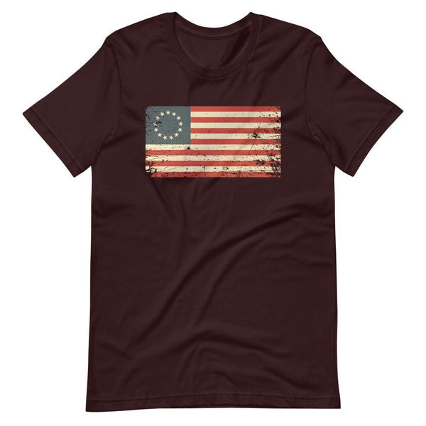 1776 Flag Short-Sleeve Unisex T-Shirt - Proud Libertarian - Libertarian Frontier
