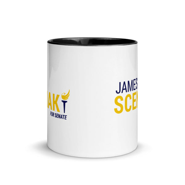 Sceniak for Senate Mug with Color Inside - Proud Libertarian - Sceniak for Senate
