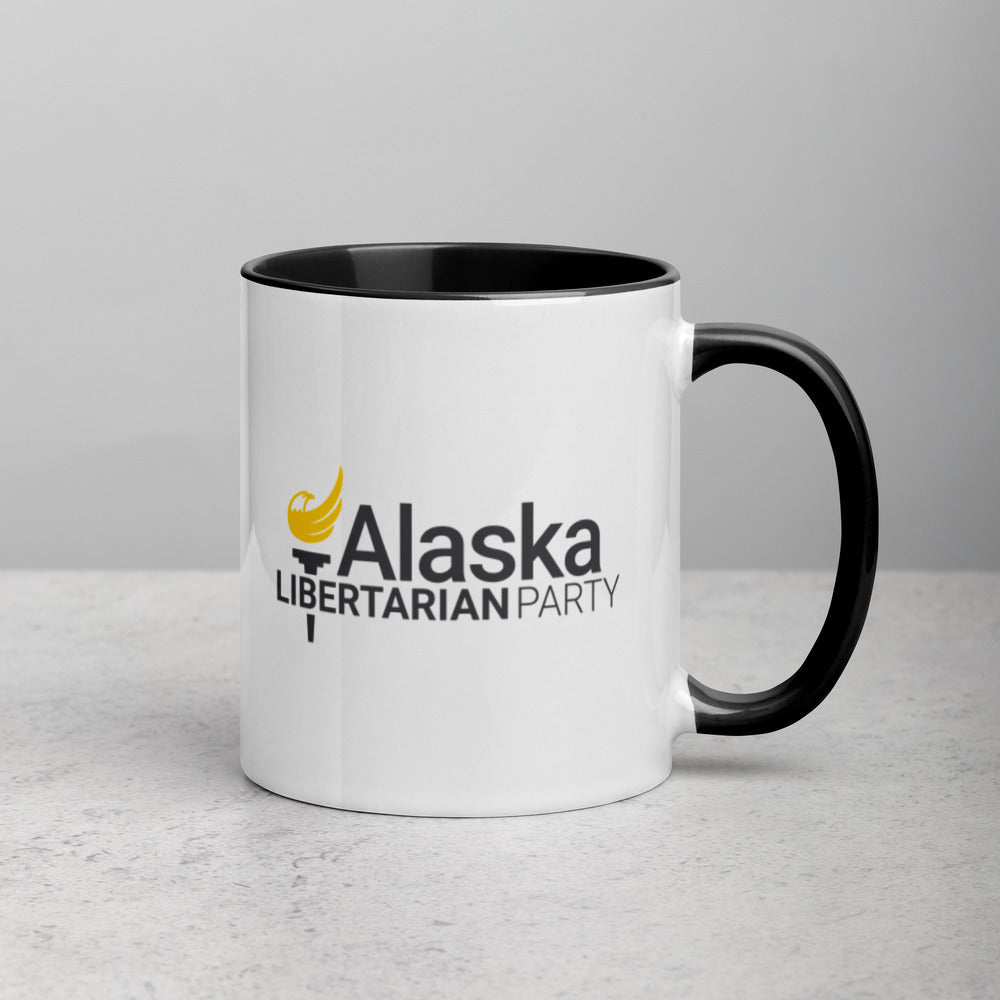 Alaska Libertarian Party Mug with Color Inside - Proud Libertarian - Alaska Libertarian Party