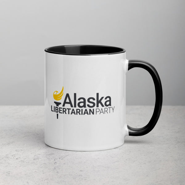 Alaska Libertarian Party Mug with Color Inside - Proud Libertarian - Alaska Libertarian Party
