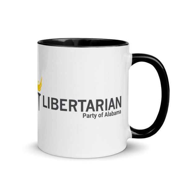 LP Alabama Abolish ABC Mug with Color Inside - Proud Libertarian - Libertarian Party of Alabama