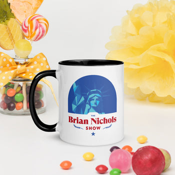 Brian Nichols Show Logo Mug with Color Inside - Proud Libertarian - The Brian Nichols Show
