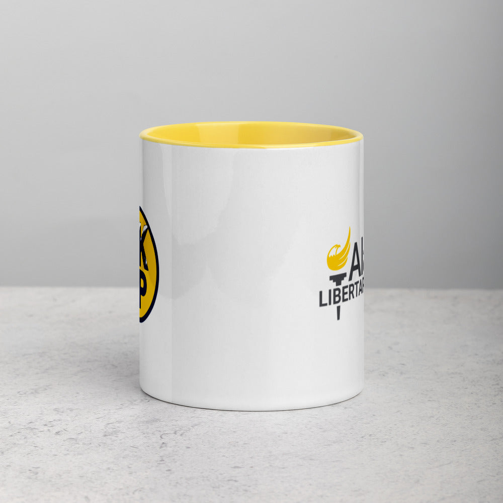 Alaska Libertarian Party Mug with Color Inside - Proud Libertarian - Alaska Libertarian Party