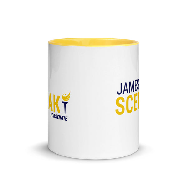 Sceniak for Senate Mug with Color Inside - Proud Libertarian - Sceniak for Senate