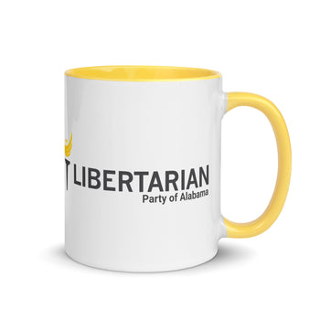 Libertarian Party of Alabama Mug with Color Inside - Proud Libertarian - Libertarian Party of Alabama