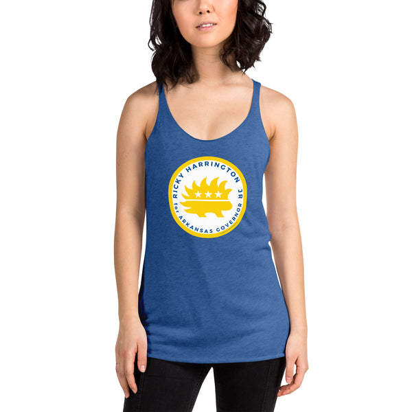 Ricky Harrington for Governor Arkansas Women's Racerback Tank - Proud Libertarian - Ricky Harrington